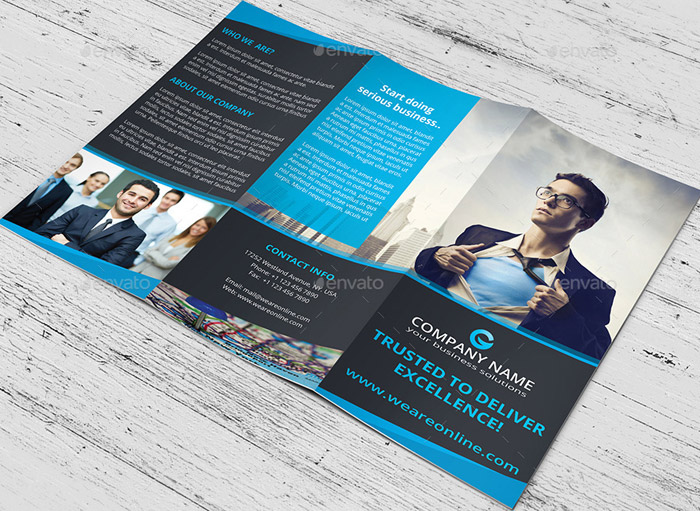 Corporate Marketing Tri-Fold Brochure