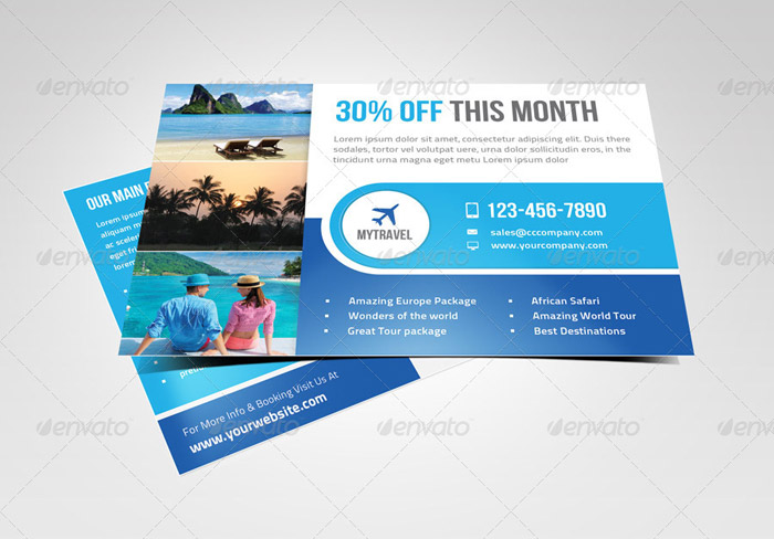 Multipurpose Marketing Postcard / Flyer Template 