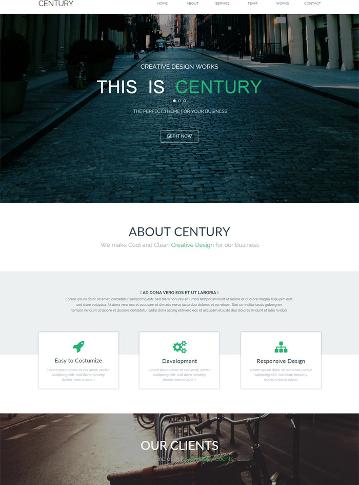 Century - Agency Multi Page Muse Template