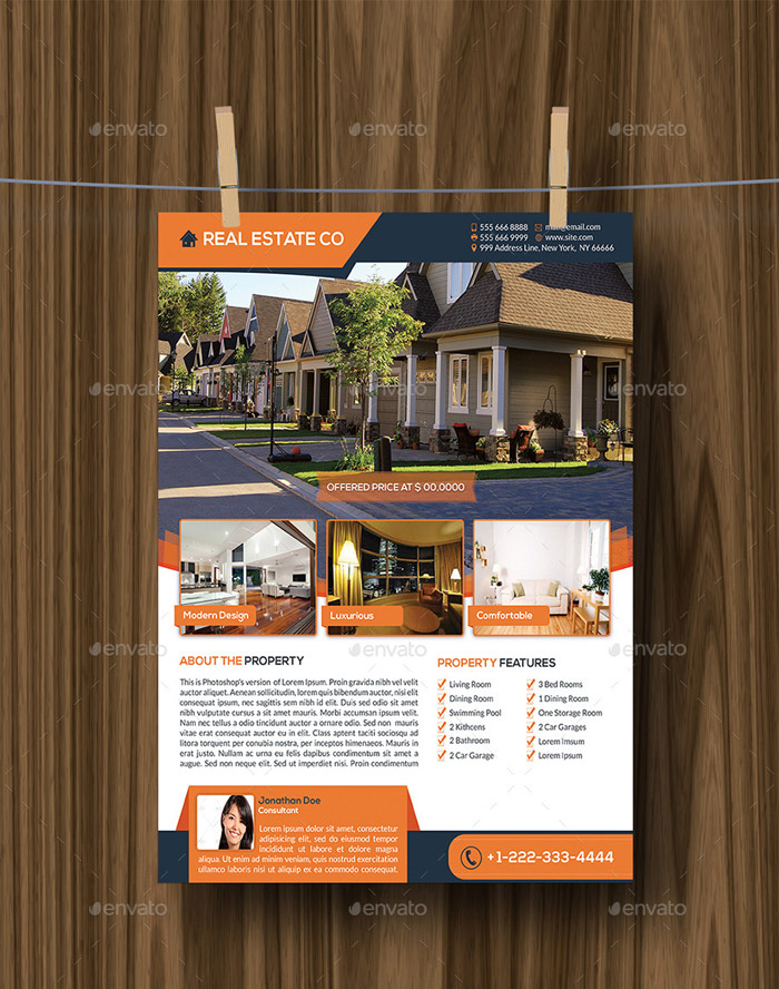 Real Estate Flyer Template 