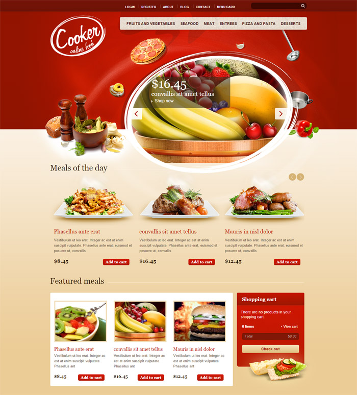 Cooker - HTML5 & CSS3 Drupal Theme