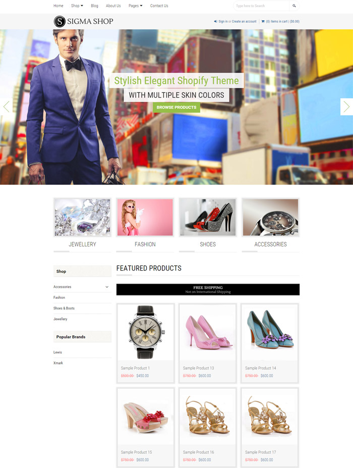 Sigma | Responsive Multipurpose Shopify Theme