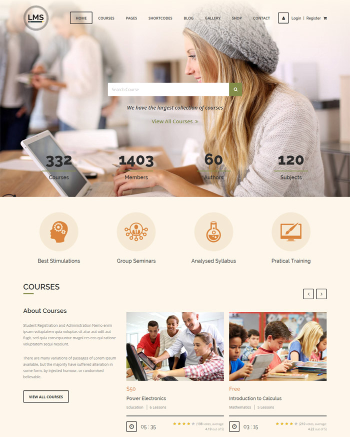 LMS | Responsive Learning Management System WordPress Theme