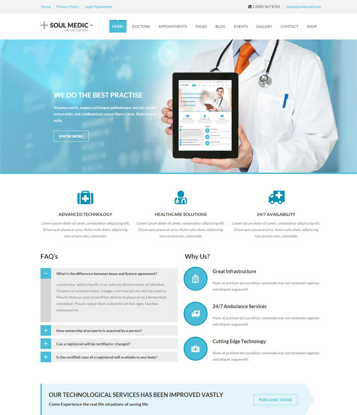 SoulMedic | Flat Responsive Medical & Health Theme