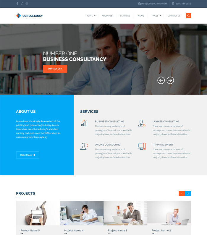 Consultancy - WP Consultancy & Business Theme