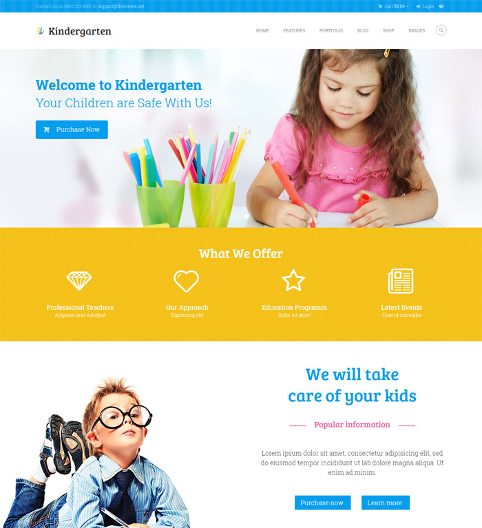 Kindergarten | Children WordPress Theme