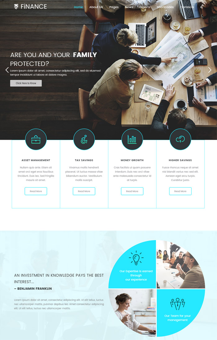 Finance | Tax Consultant, Finance Business Theme