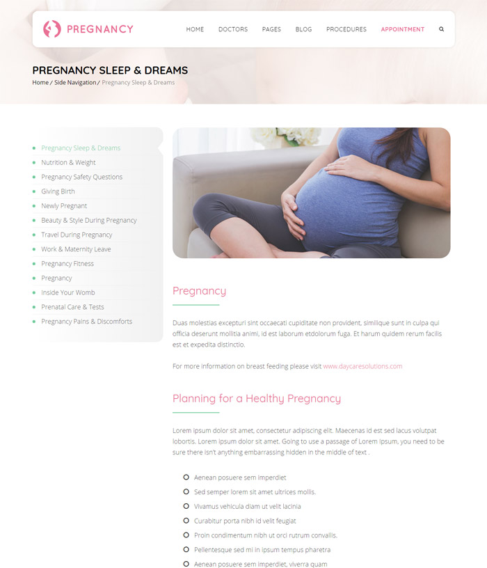 Pregnancy Patient Resources