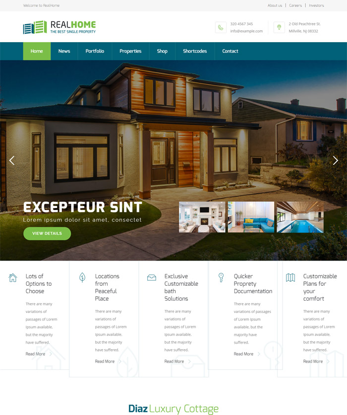 Single Property | Single & Multipurpose Property WordPress Theme
