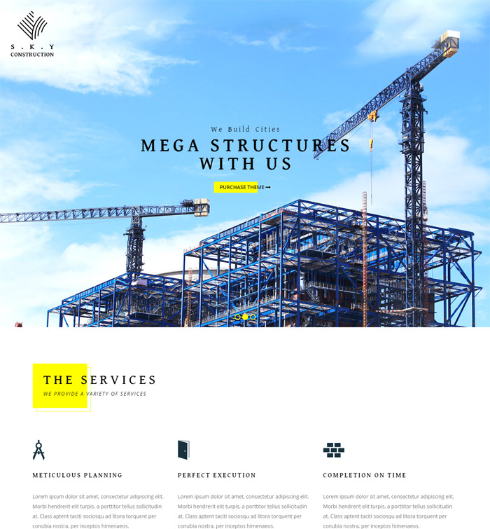 Construction - Architect, Builders & Construction WordPress Theme