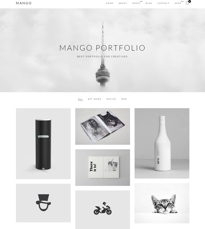 Mango - Portfolio for Creatives