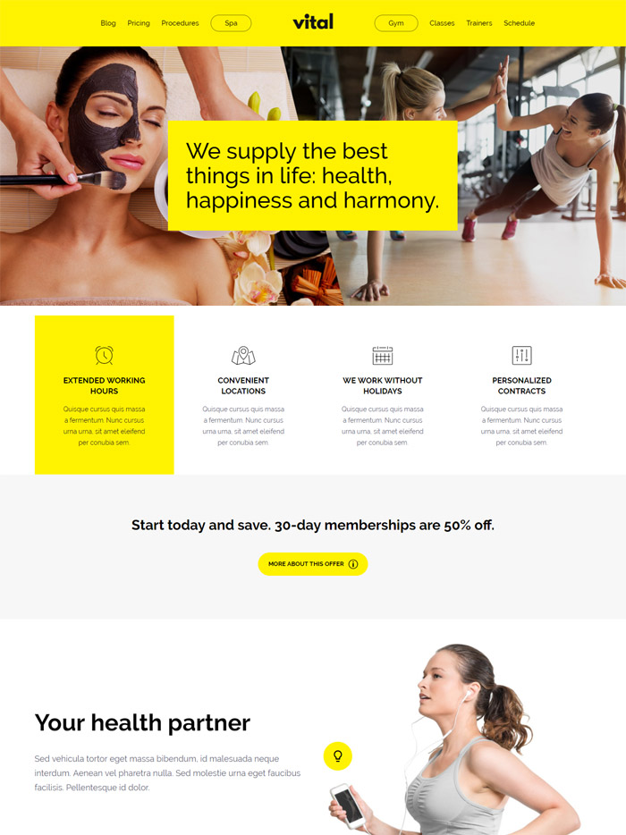 Vital | Health, Medical and Wellness WordPress Theme 