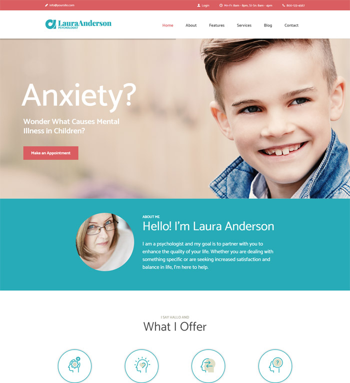 Psychologist | Therapy and Counseling WP Theme