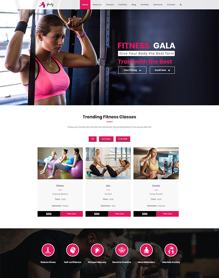 Gym | Women Fitness & Gym Theme