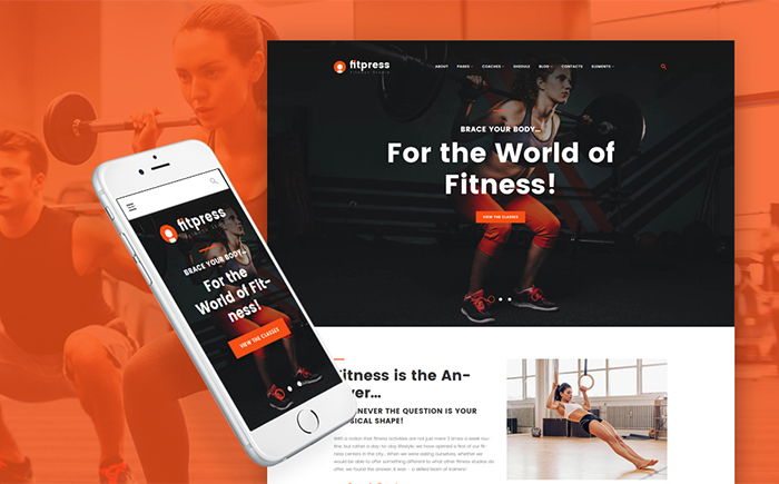 Fitpress - Fitness & Gym WordPress Theme