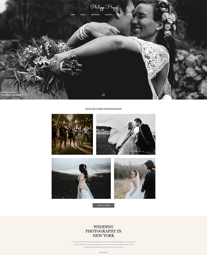 PH-wedding event planning Responsive Wedding Photography WordPress Theme