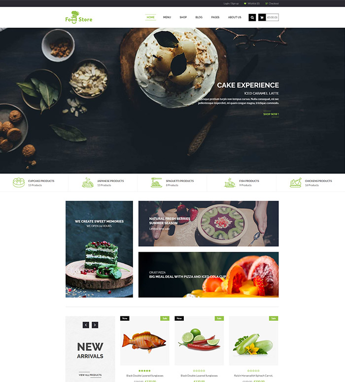 Food Store - Responsive WooCommerce WordPress Theme