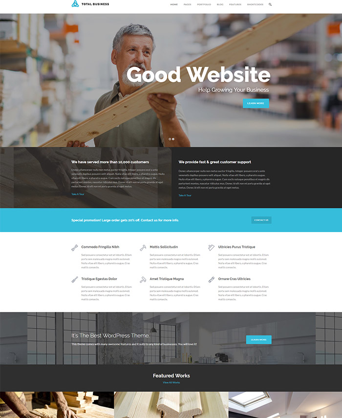 Total Business - Multi-Purpose Business WP Theme