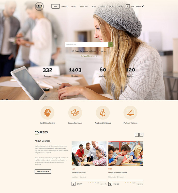 LMS | Learning Management System, Education LMS WordPress Theme