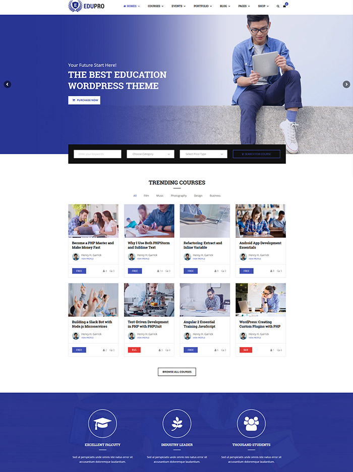 Education WordPress Theme Pro - Education WP Theme