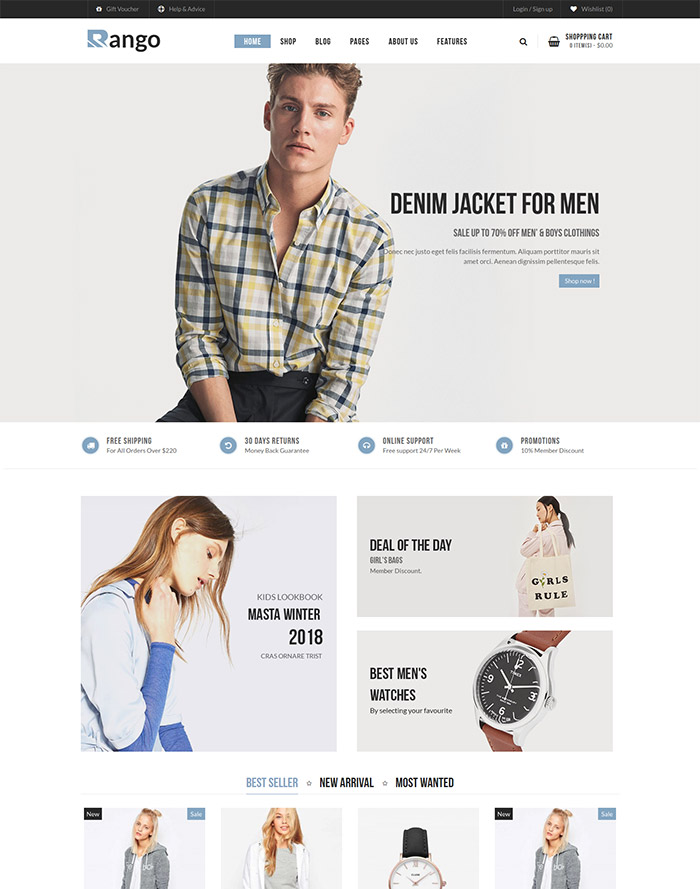 Rango - Fashion Responsive WooCommerce WordPress Theme