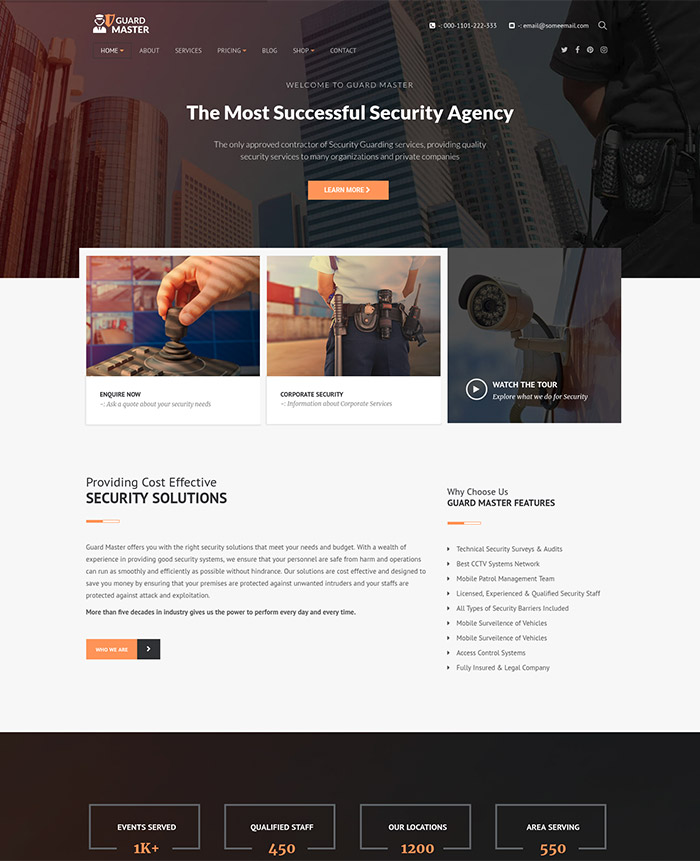 Security WordPress themes ensure safety and security