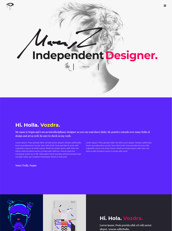 Dieter - An Authentic Theme for Artists, Designers, and Creative Agencies