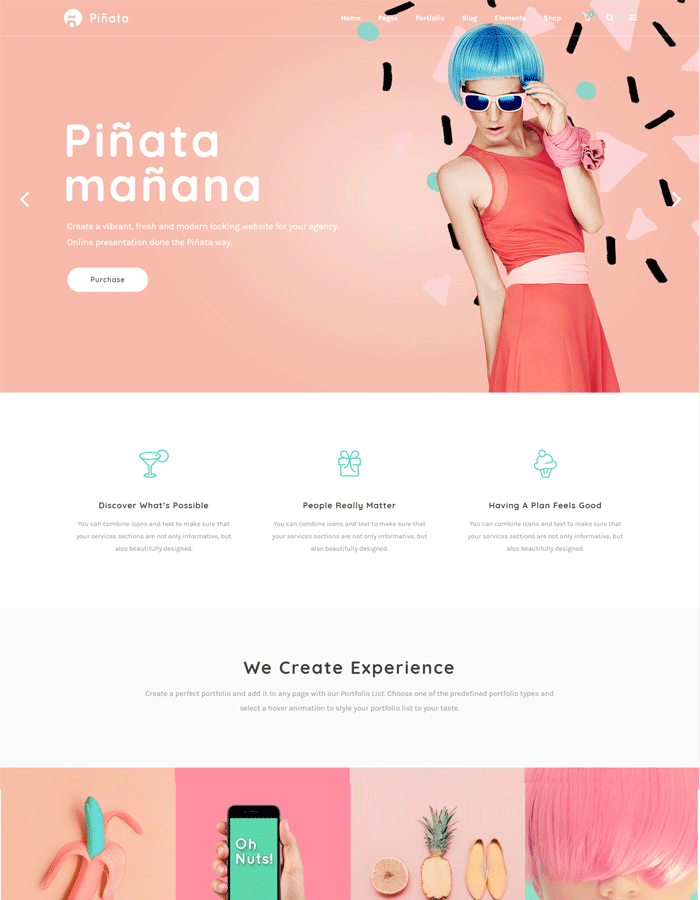 Piñata - A Fun, Vibrant Theme for Creative Agencies & Freelancers