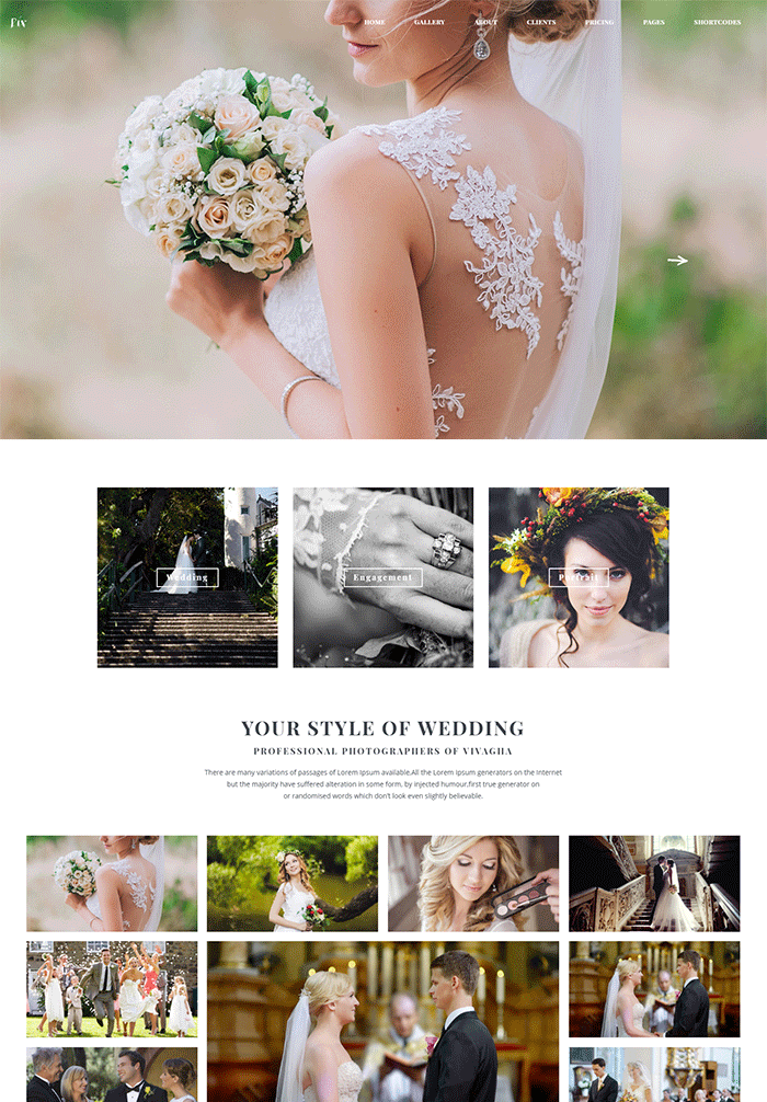 Vivagh Photographer | Wedding Photographer Theme