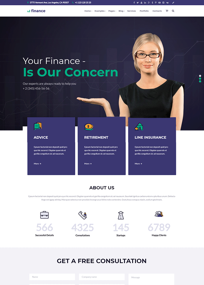 The Finance - WordPress Loan Theme