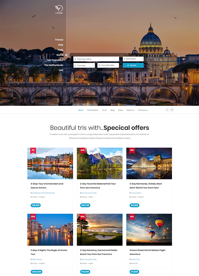 Travel WordPress Tourism Theme