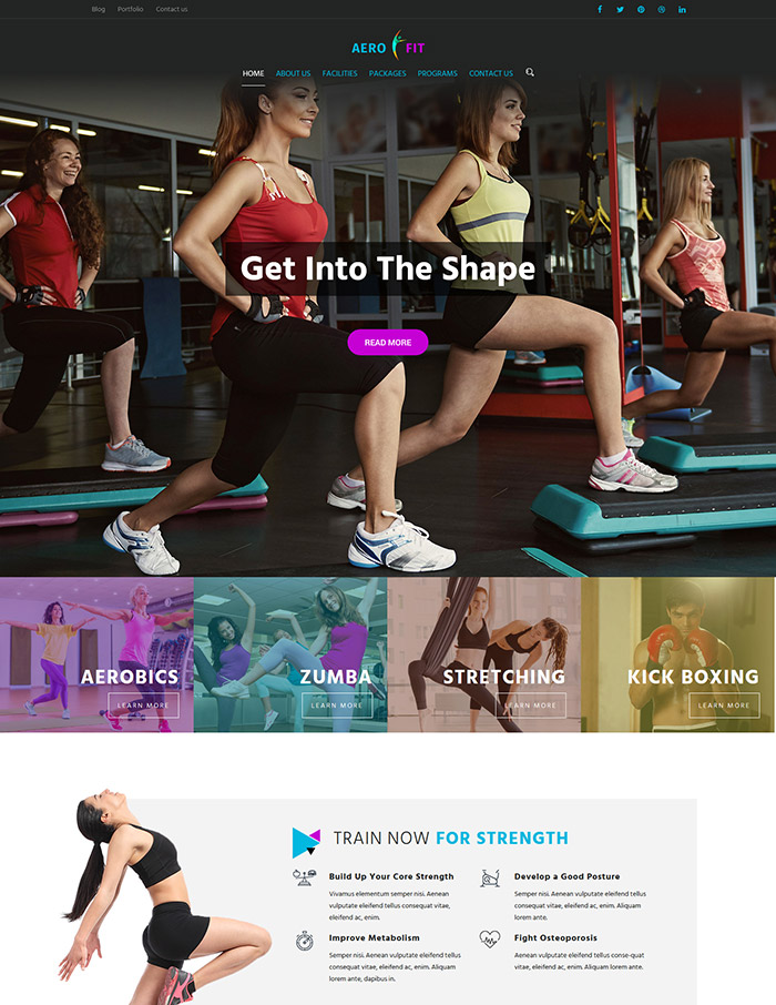 Maruthi Fitness - Coaching WordPress Theme