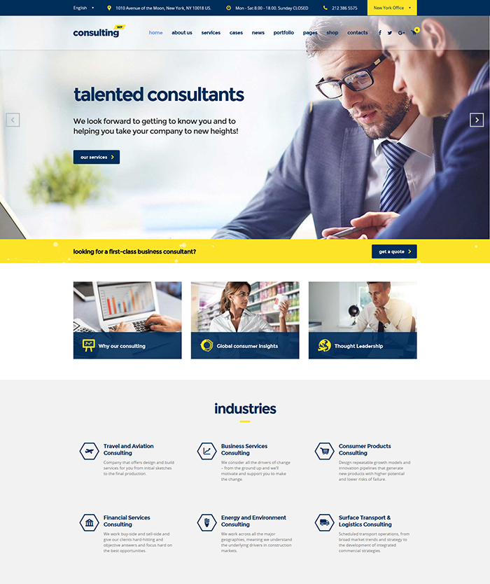 Consulting WP Theme