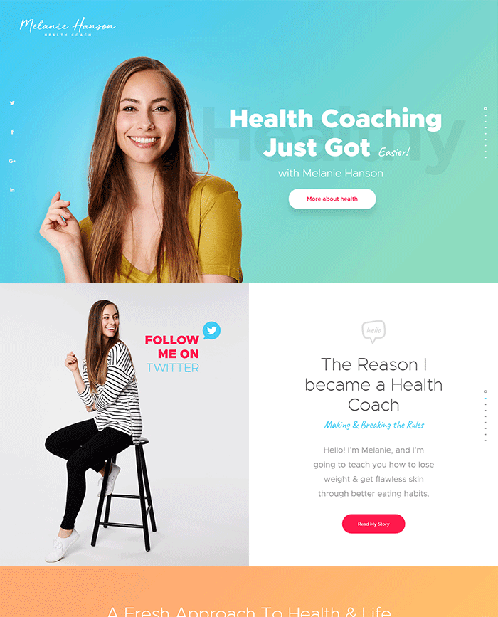 Health Coach Health WordPress Theme