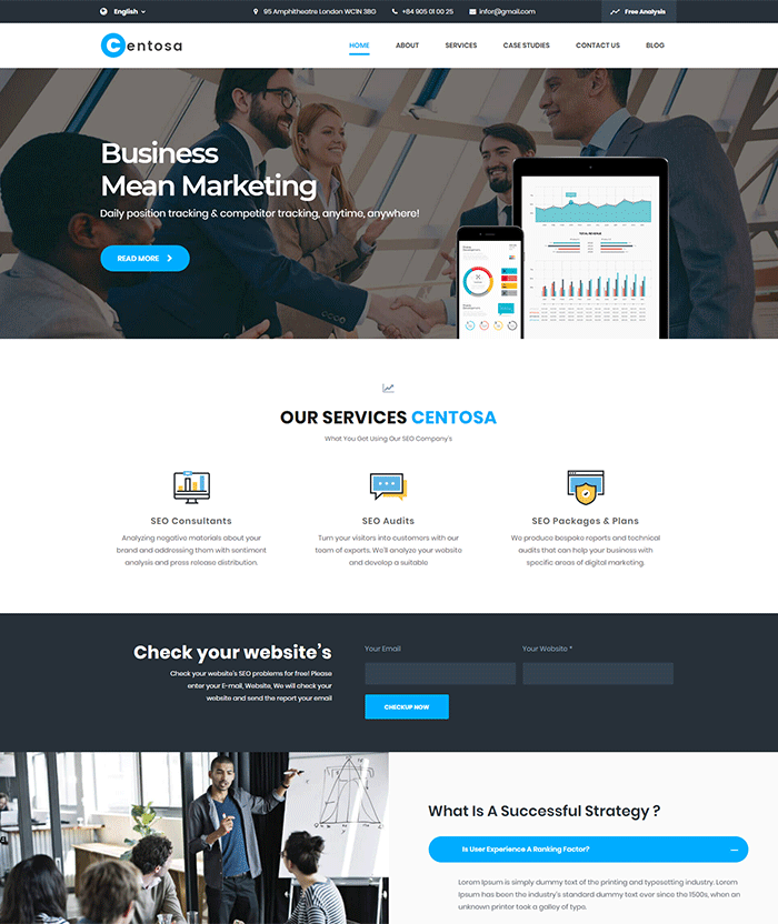 Centosa - Business & Marketing WordPress Theme 