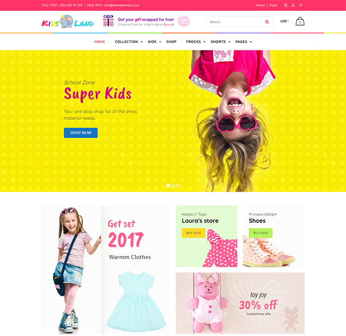 Kids Store | Baby Shop Shopify Theme