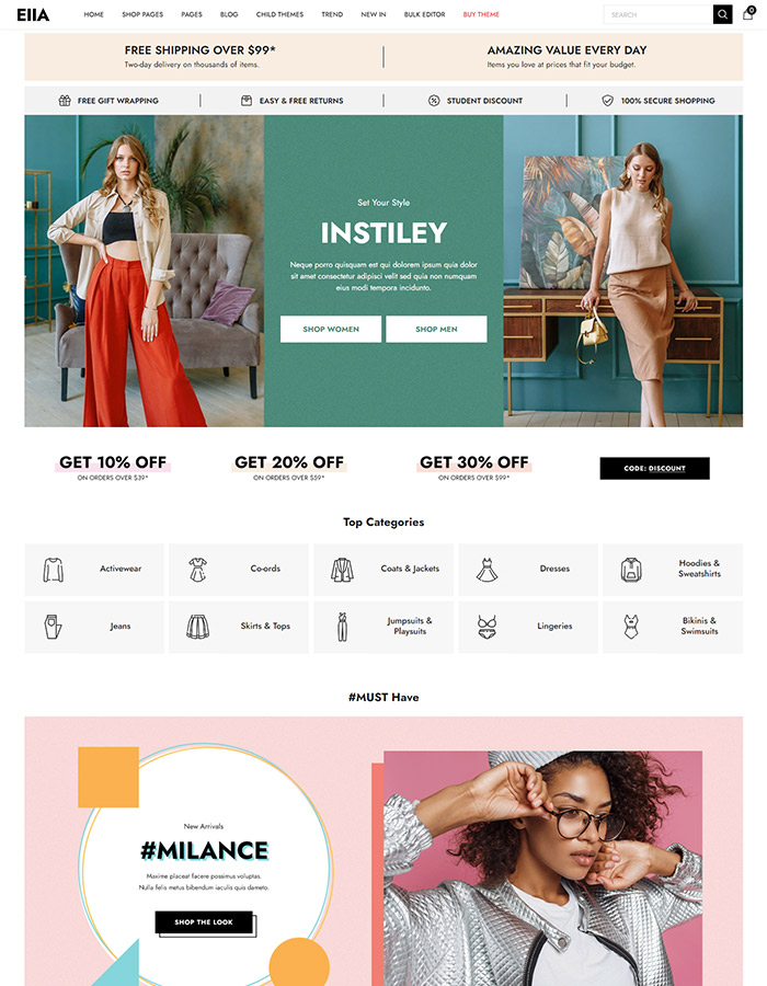 Shopify Multipurpose themes