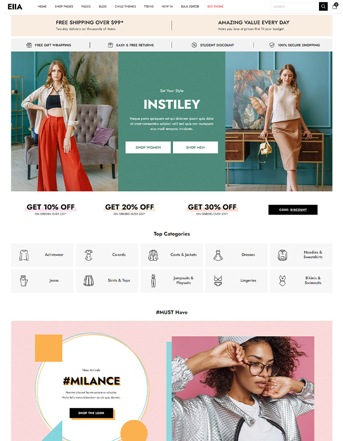 Best Shopify themes for ecommerce store