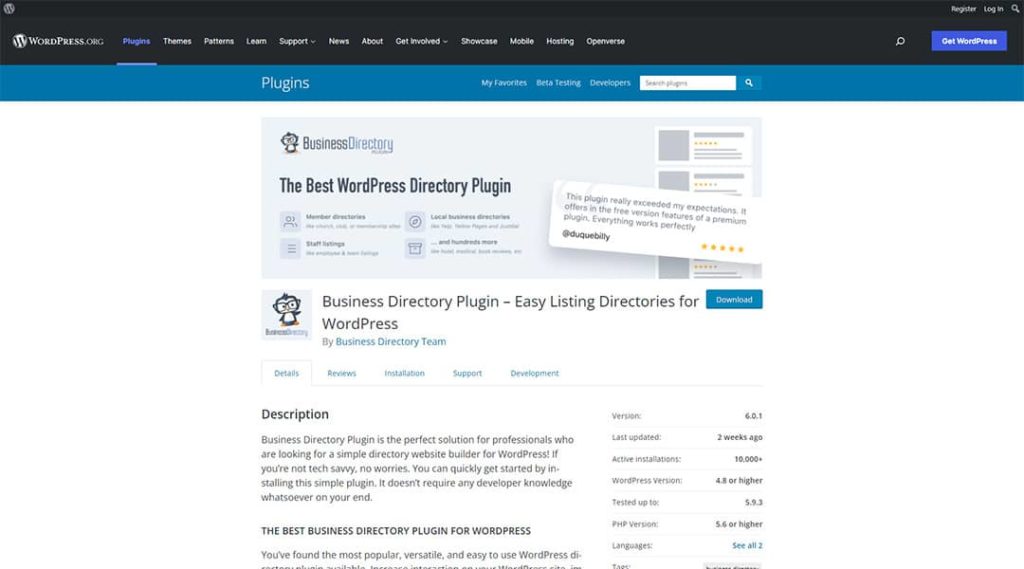 Business Directory Plugin - Easy Listing Directories for WordPress Business Directory Plugins For WordPress
