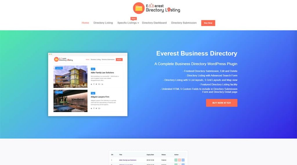 Everest Business Directory - A Complete Business Directory WordPress Plugin