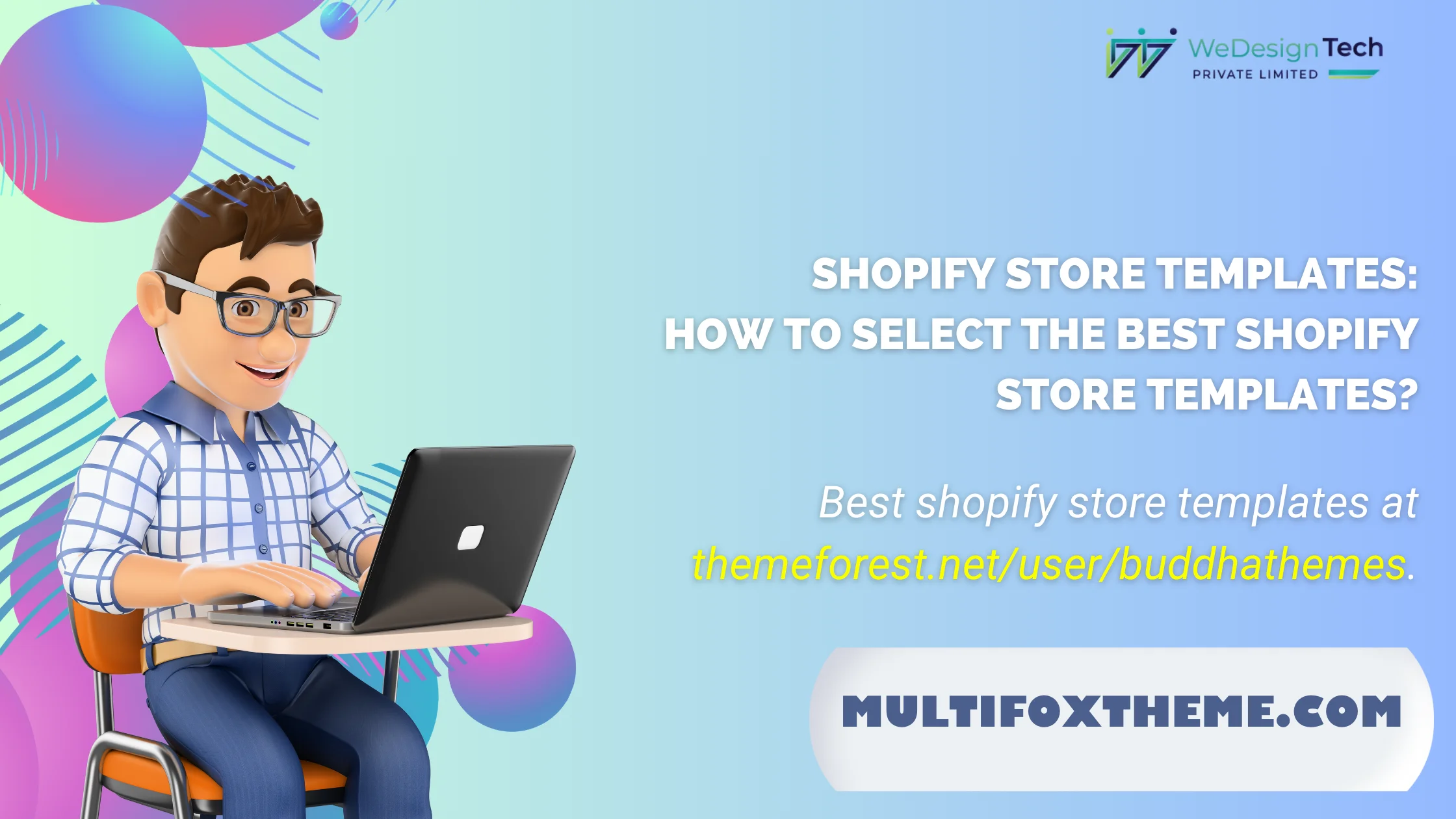 Shopify store template.