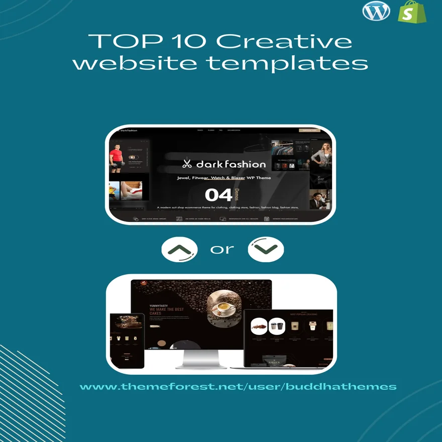 creative website themes for 2023