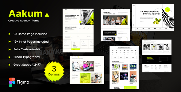 Figma Template for Creative Agency