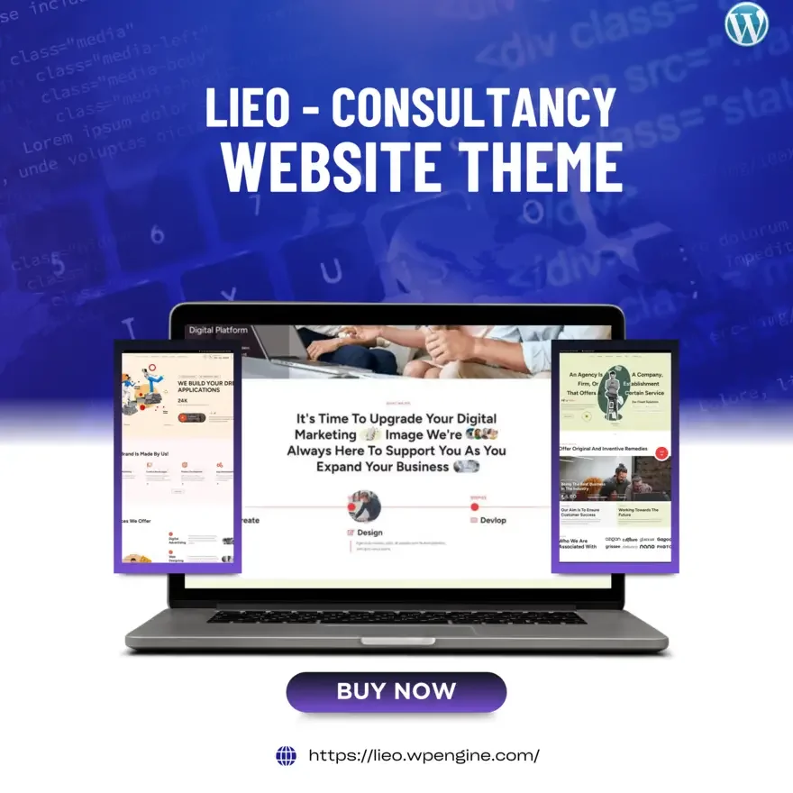 Website templates for consulting services