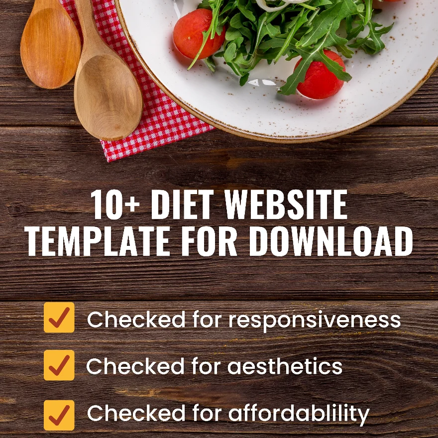 diet website templates for free download
