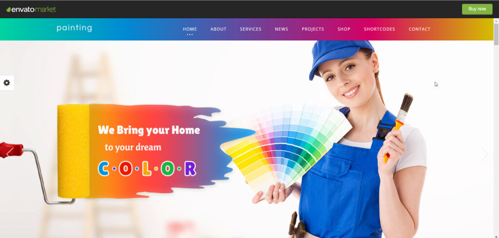  painting company website templates